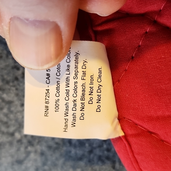 Set of 2 potholders "gnome for the holidays" 7x7 " nwt - Picture 4 of 5